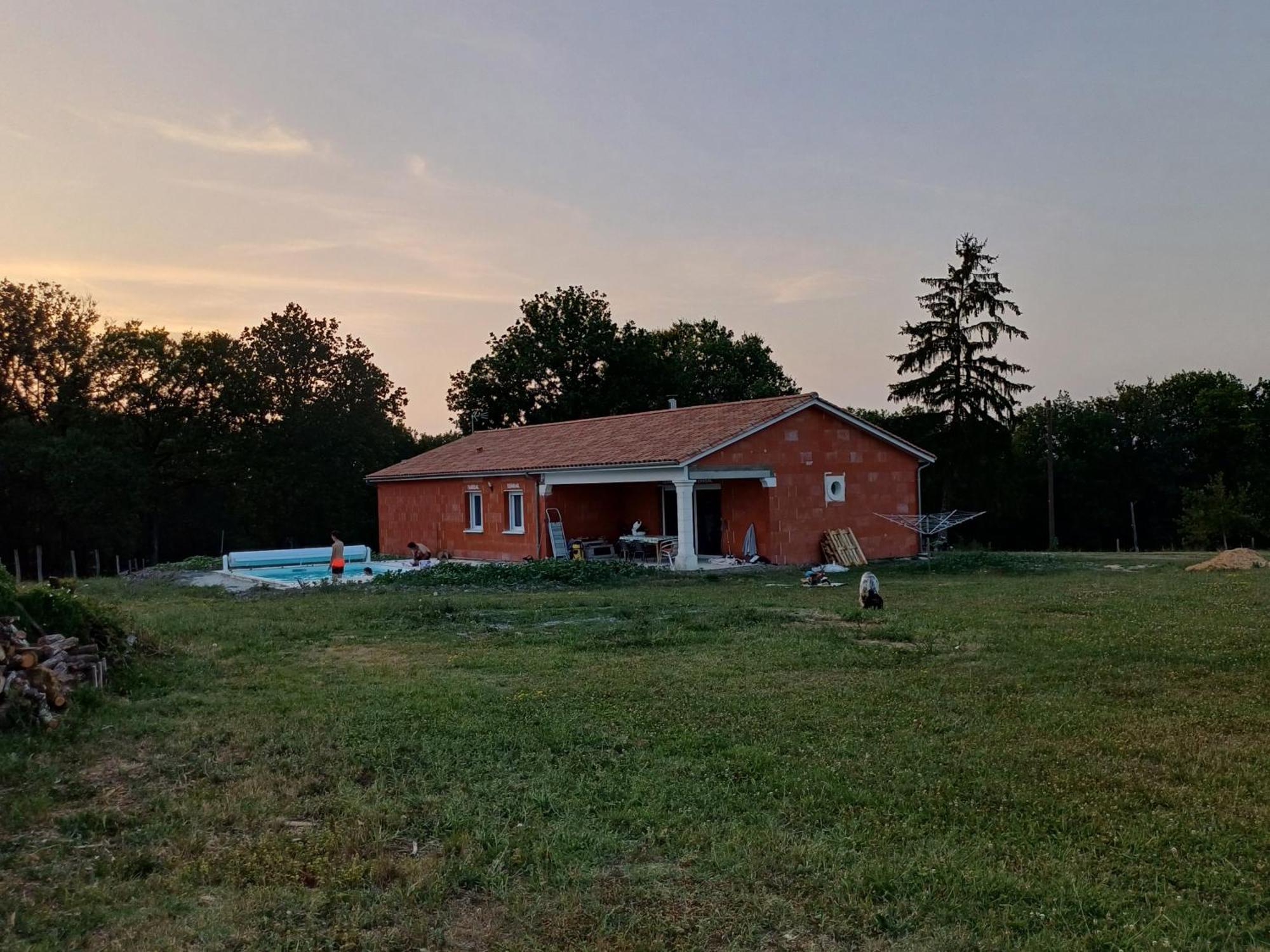 La Palombe Villa Chapdeuil Bagian luar foto